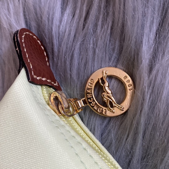 Longchamp Le Pliage Nylon Yellow Tote Bag Purse - Picture 5 of 16